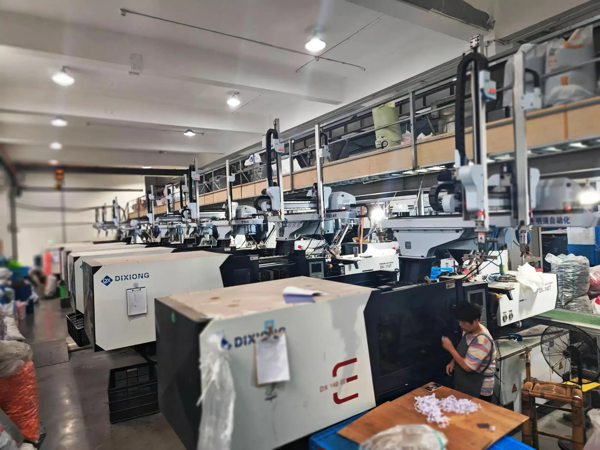 Driving Precision & Efficiency: Our Production Floor Upgraded with Advanced Automated Injection Molding Systems